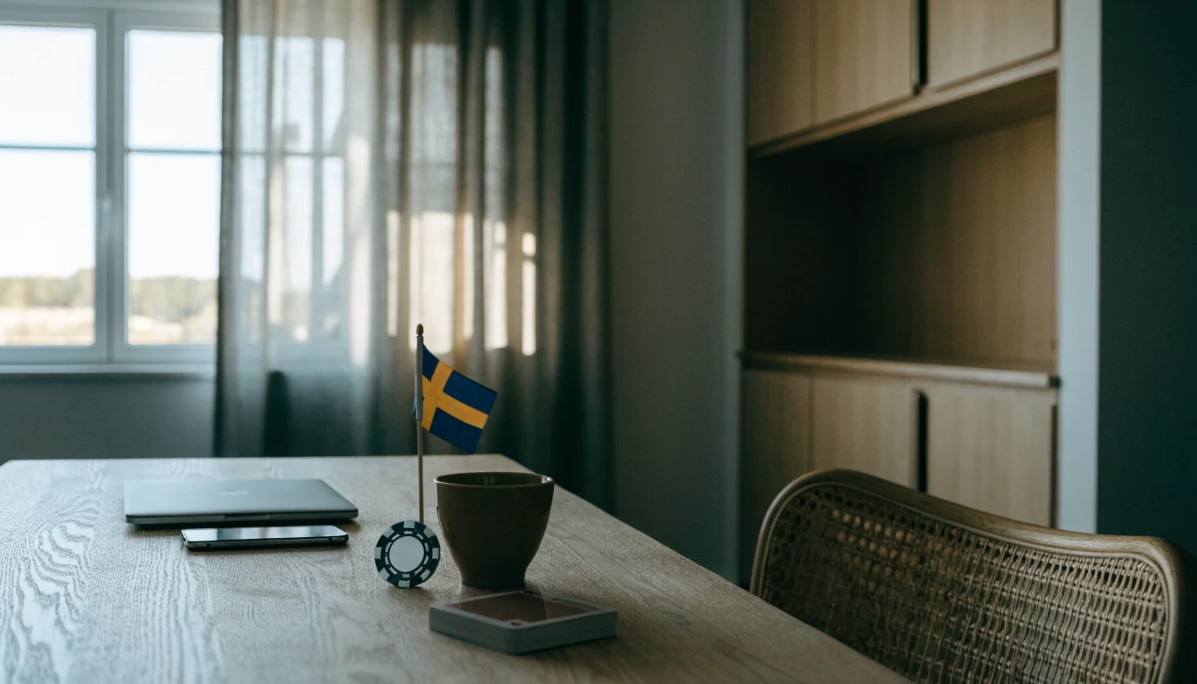 Svensk licens och säkra nätcasinon i en nordisk vardagsrumsmiljö