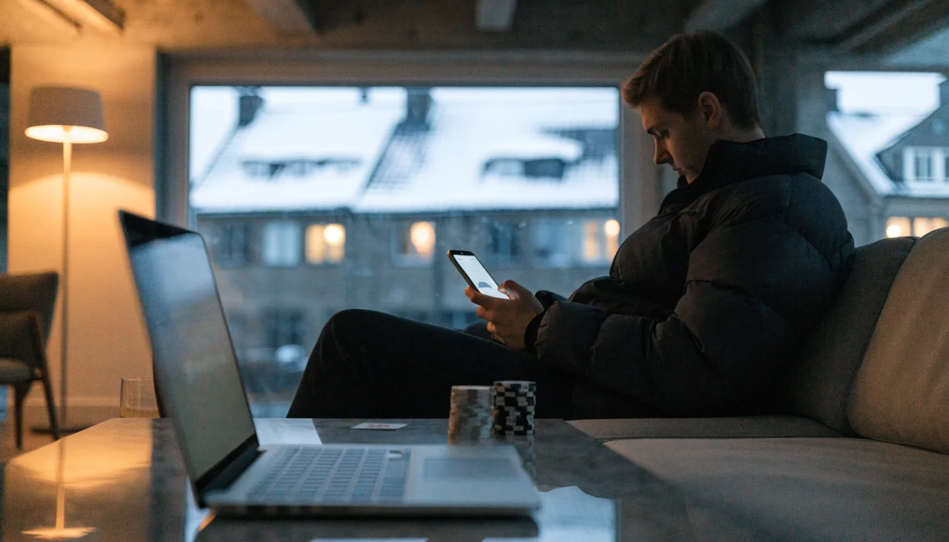 Svensk spelare använder Google Pay-betalning hemma